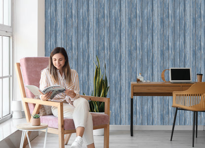 Wallpaper Wooden Planks Modern Pattern