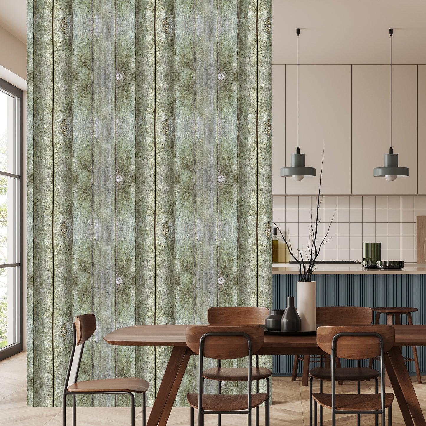 Wallpaper Wooden Boards