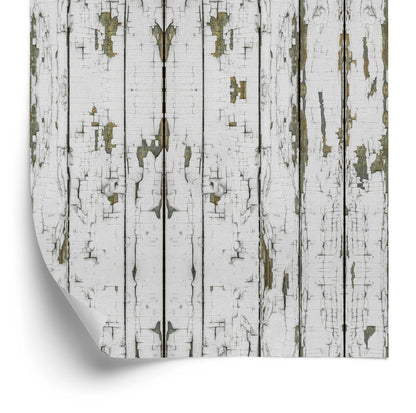 Wallpaper Retro Wooden Planks