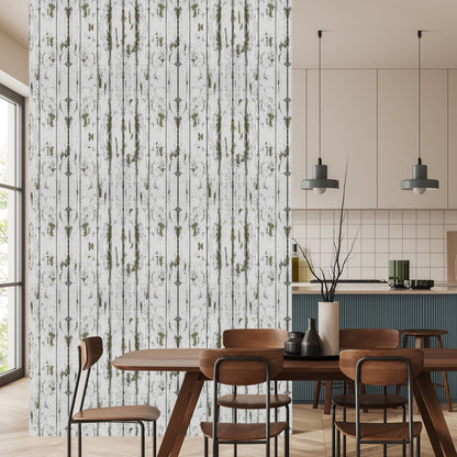Wallpaper Retro Wooden Planks