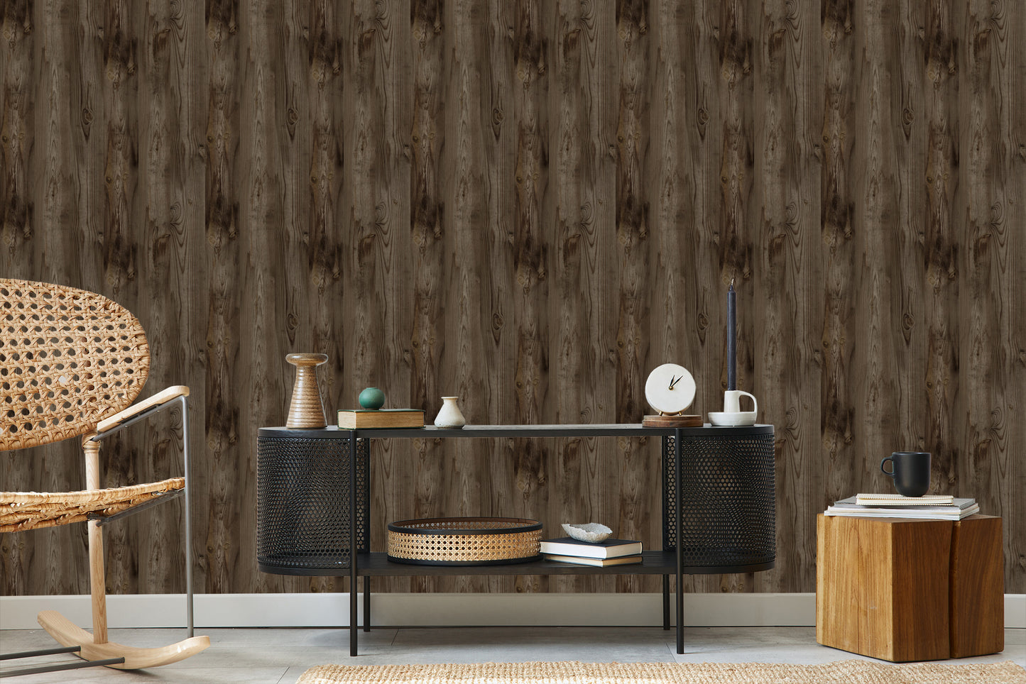 Wallpaper Wooden Planks