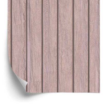 Wallpaper Wooden Planks In Pastel Colors