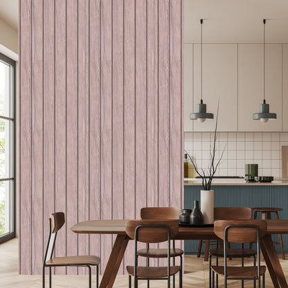 Wallpaper Wooden Planks In Pastel Colors