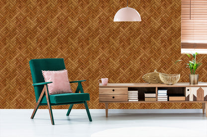 Wallpaper Wooden Plank Imitation
