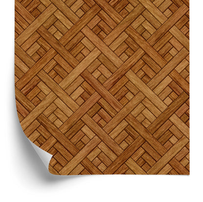 Wallpaper Wooden Plank Imitation
