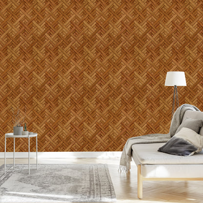 Wallpaper Wooden Plank Imitation