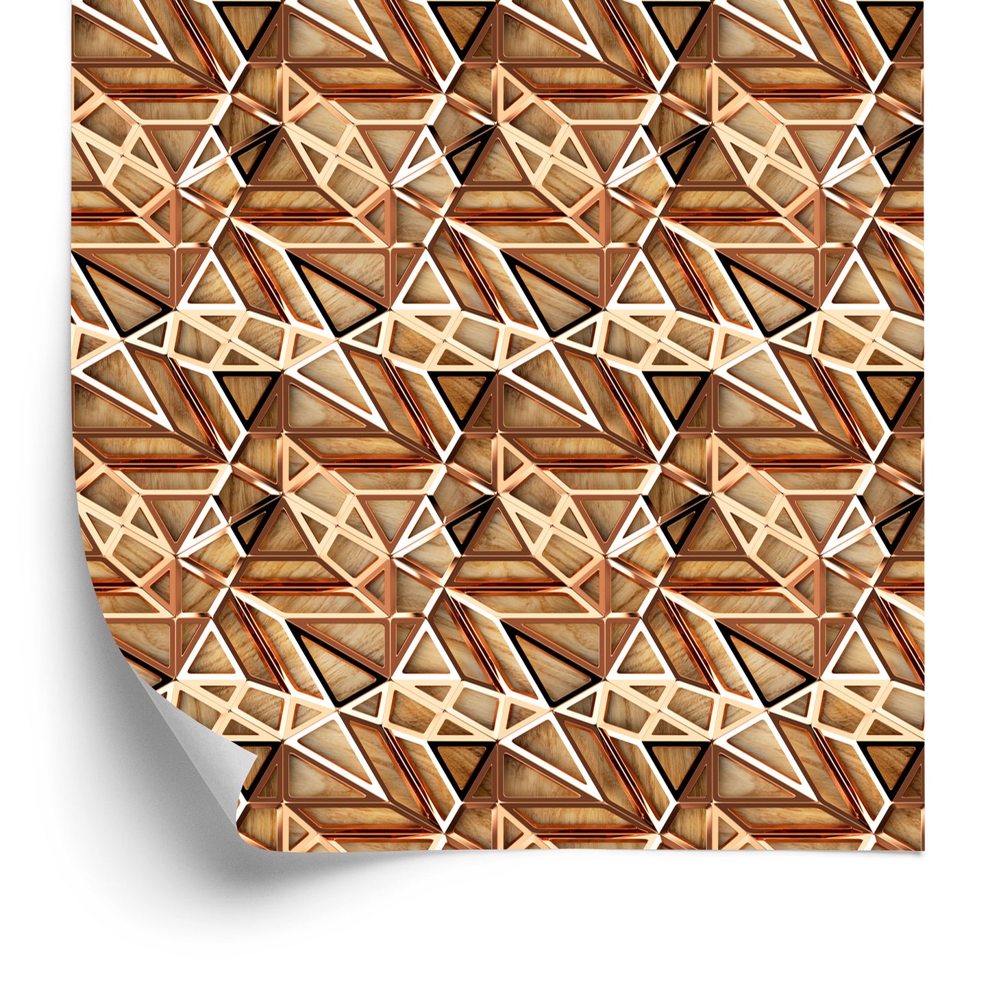 Wallpaper Wooden Abstraction