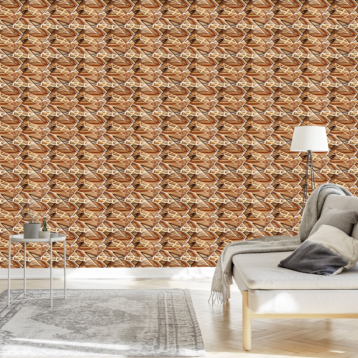 Wallpaper Wooden Abstraction