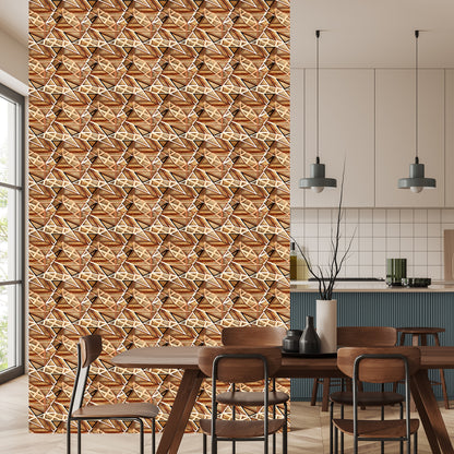 Wallpaper Wooden Abstraction