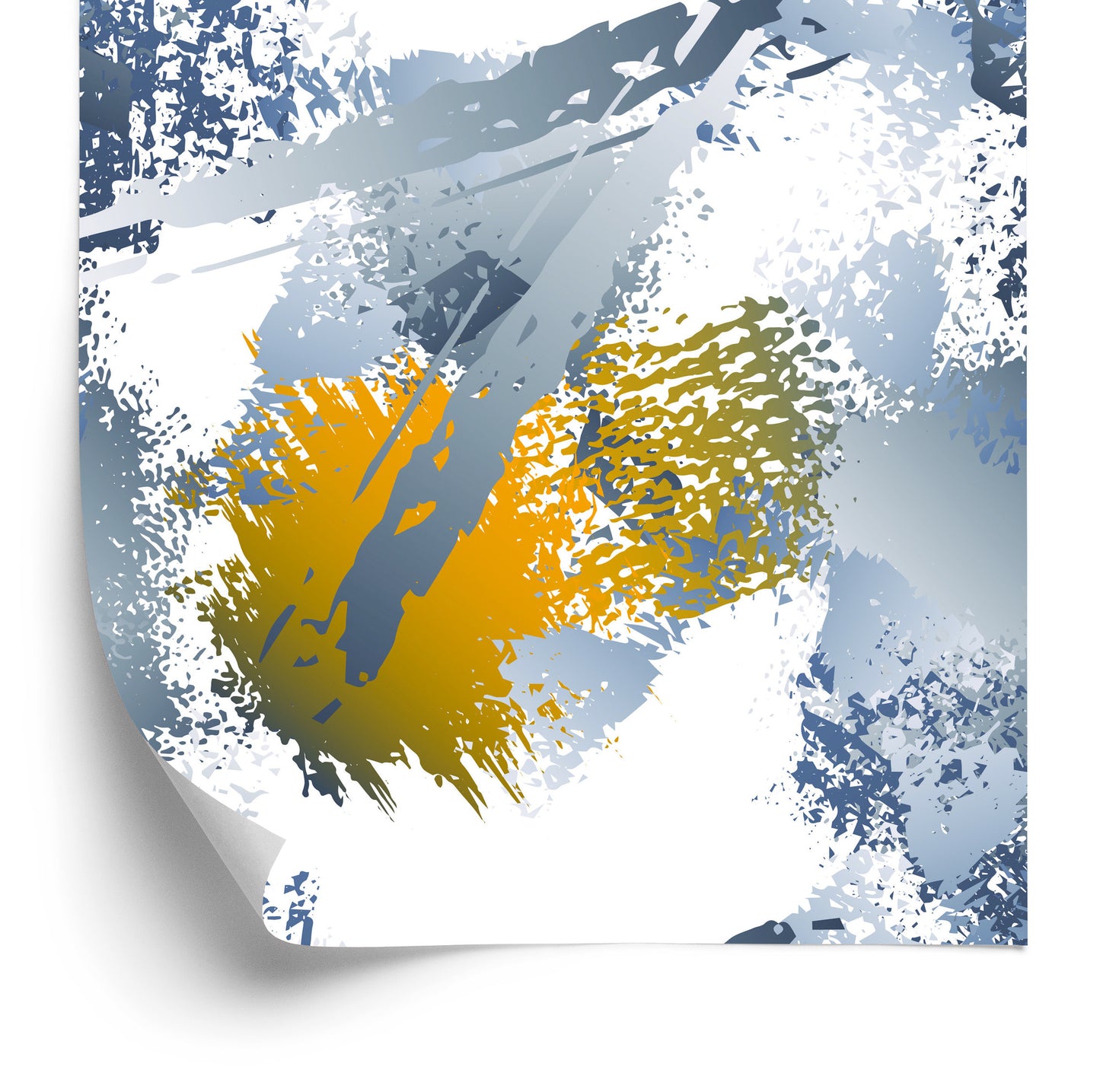 Wallpaper Graffiti With Yellow Elements