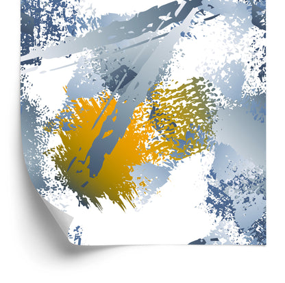 Wallpaper Graffiti With Yellow Elements