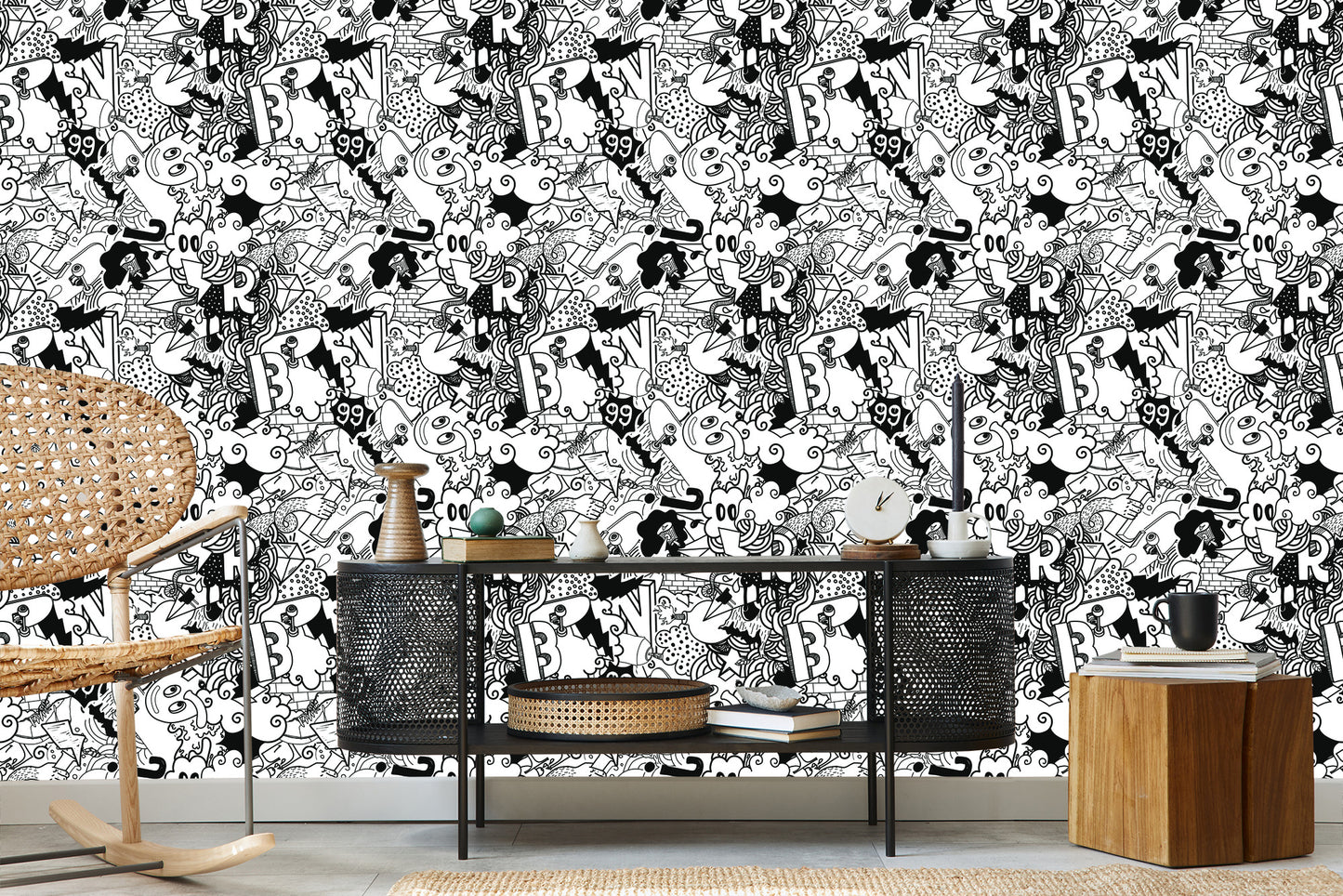 Wallpaper Trendy Graffiti