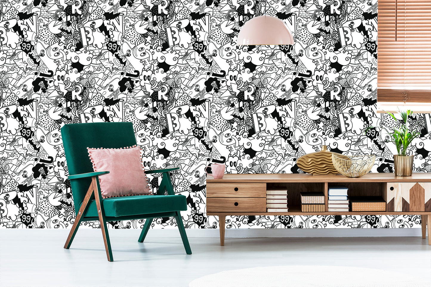 Wallpaper Trendy Graffiti