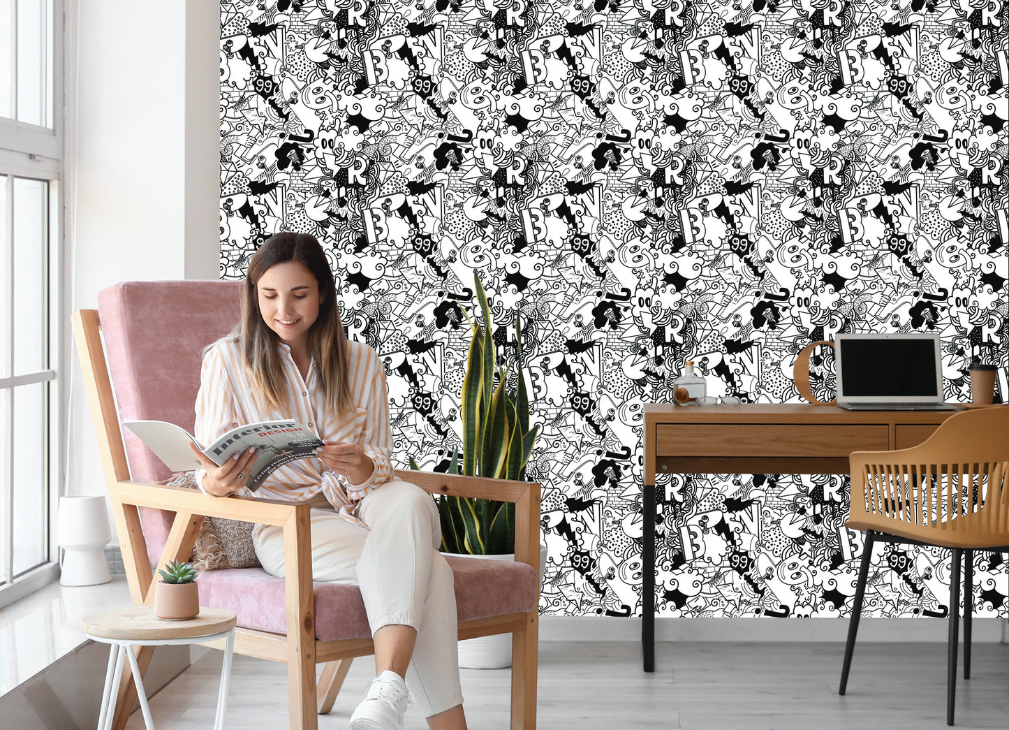Wallpaper Trendy Graffiti