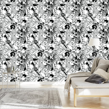 Wallpaper Trendy Graffiti