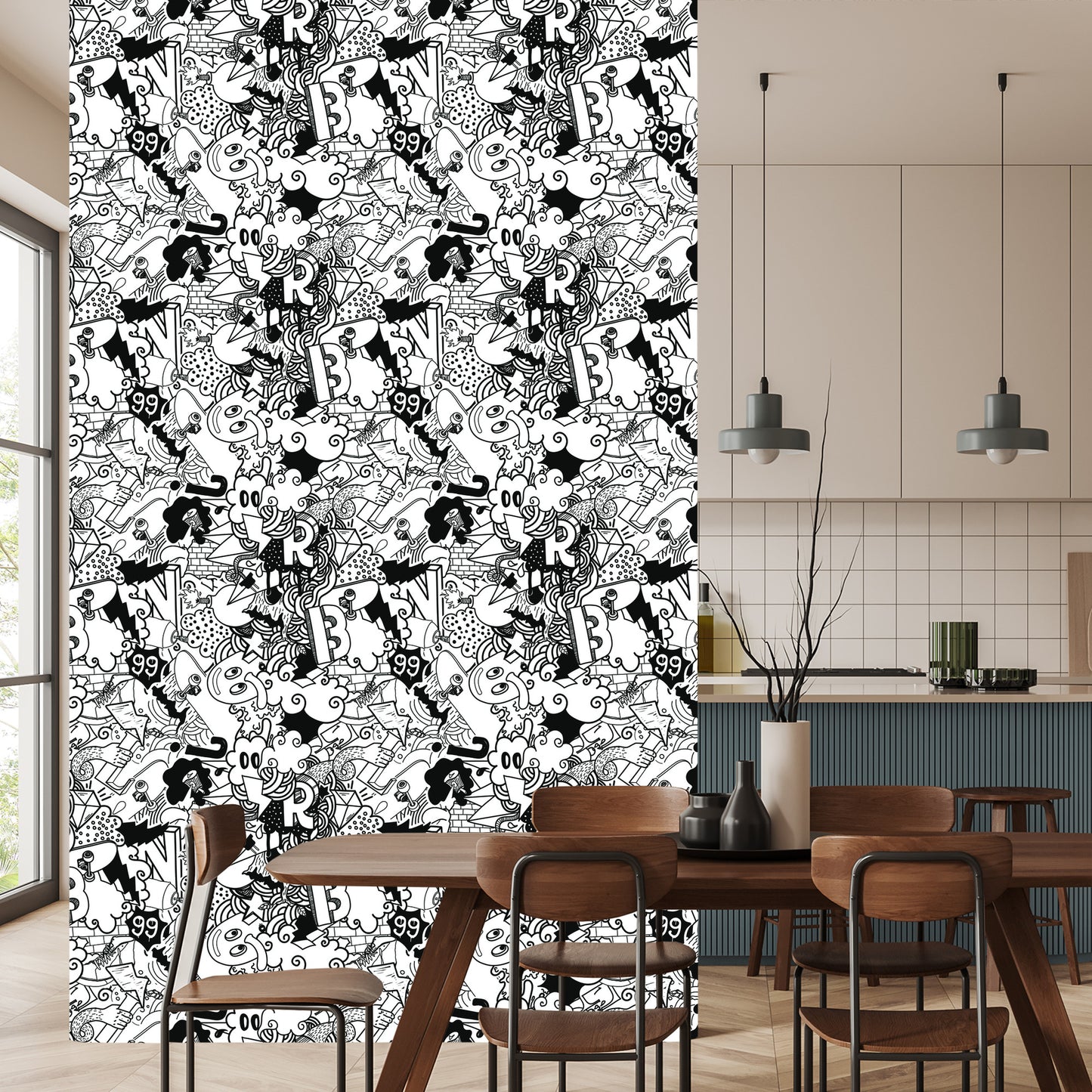Wallpaper Trendy Graffiti
