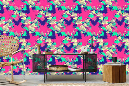 Wallpaper Frayed Graffiti