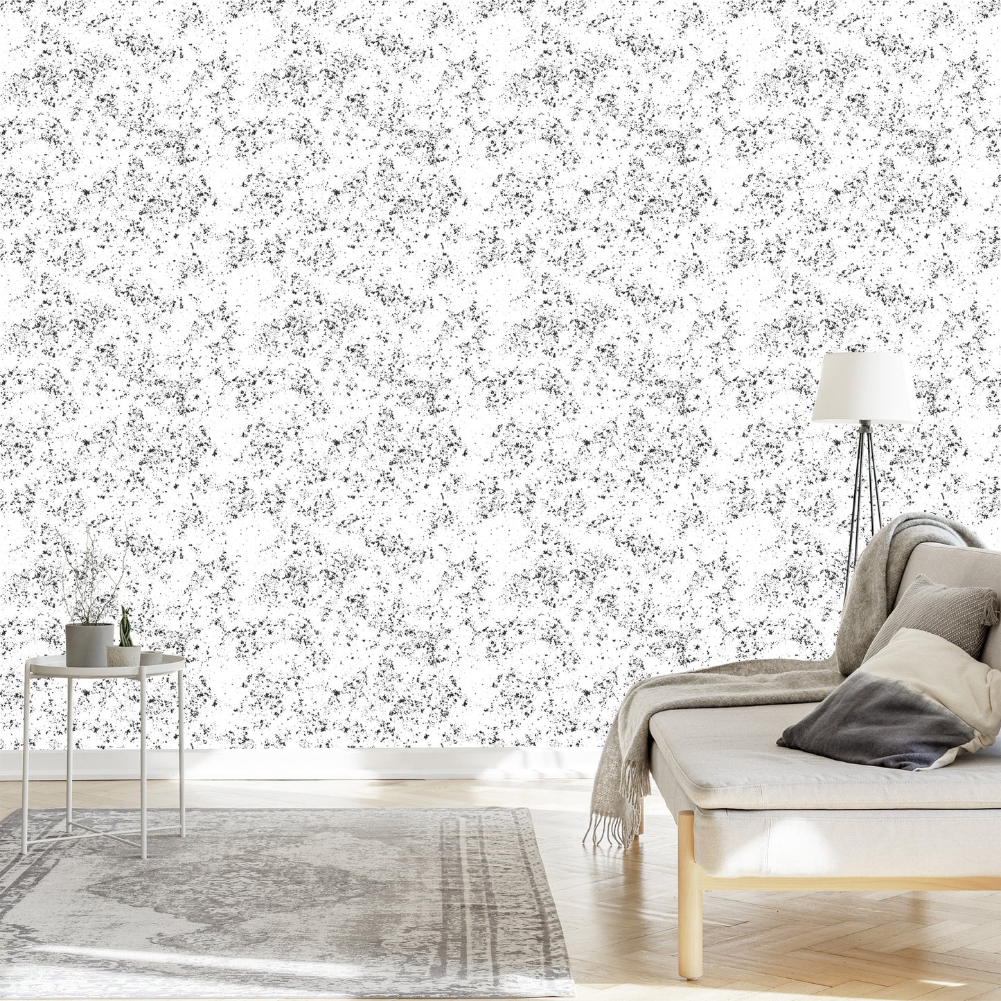 Wallpaper Black And White Concrete
