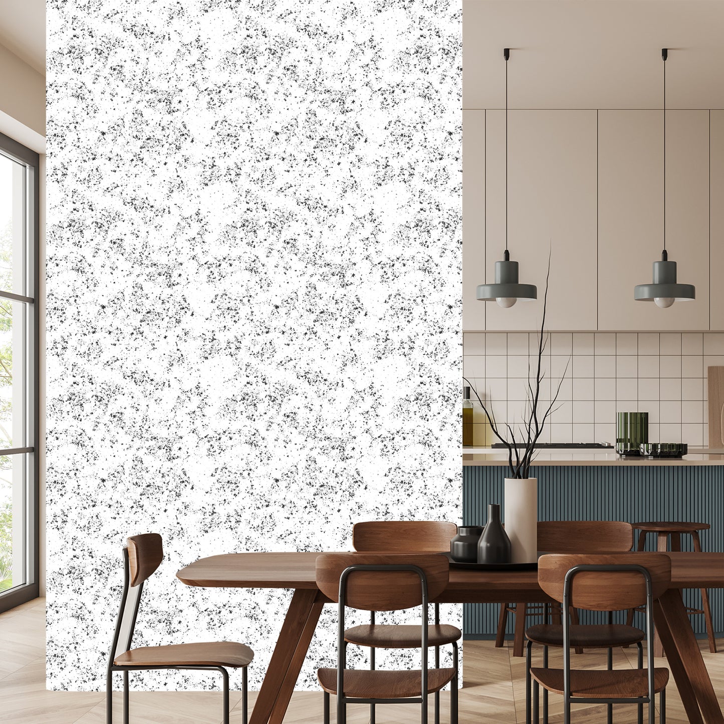 Wallpaper Black And White Concrete