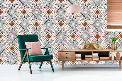 Wallpaper Traditional Aztec Patterns