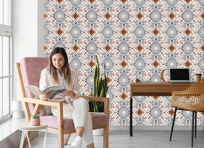 Wallpaper Traditional Aztec Patterns