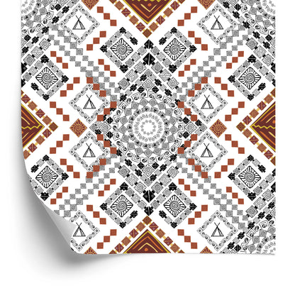 Wallpaper Traditional Aztec Patterns