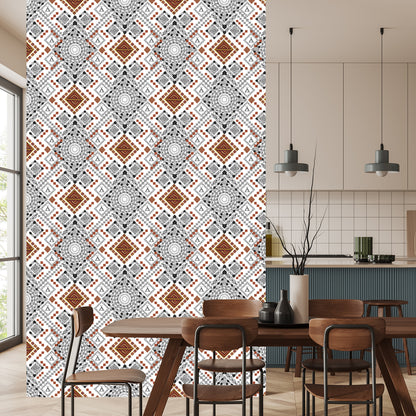 Wallpaper Traditional Aztec Patterns