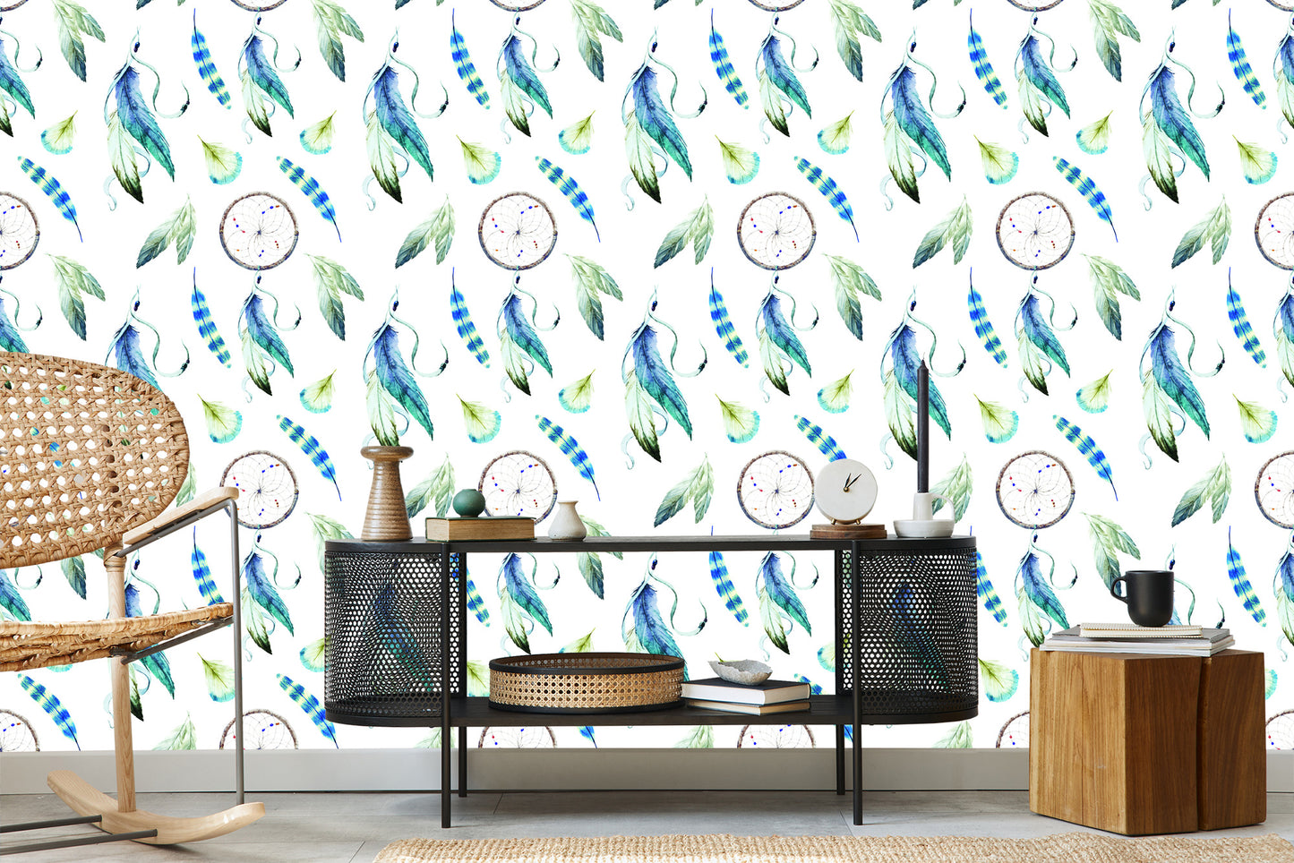 Wallpaper Dreamcatchers With Feathers