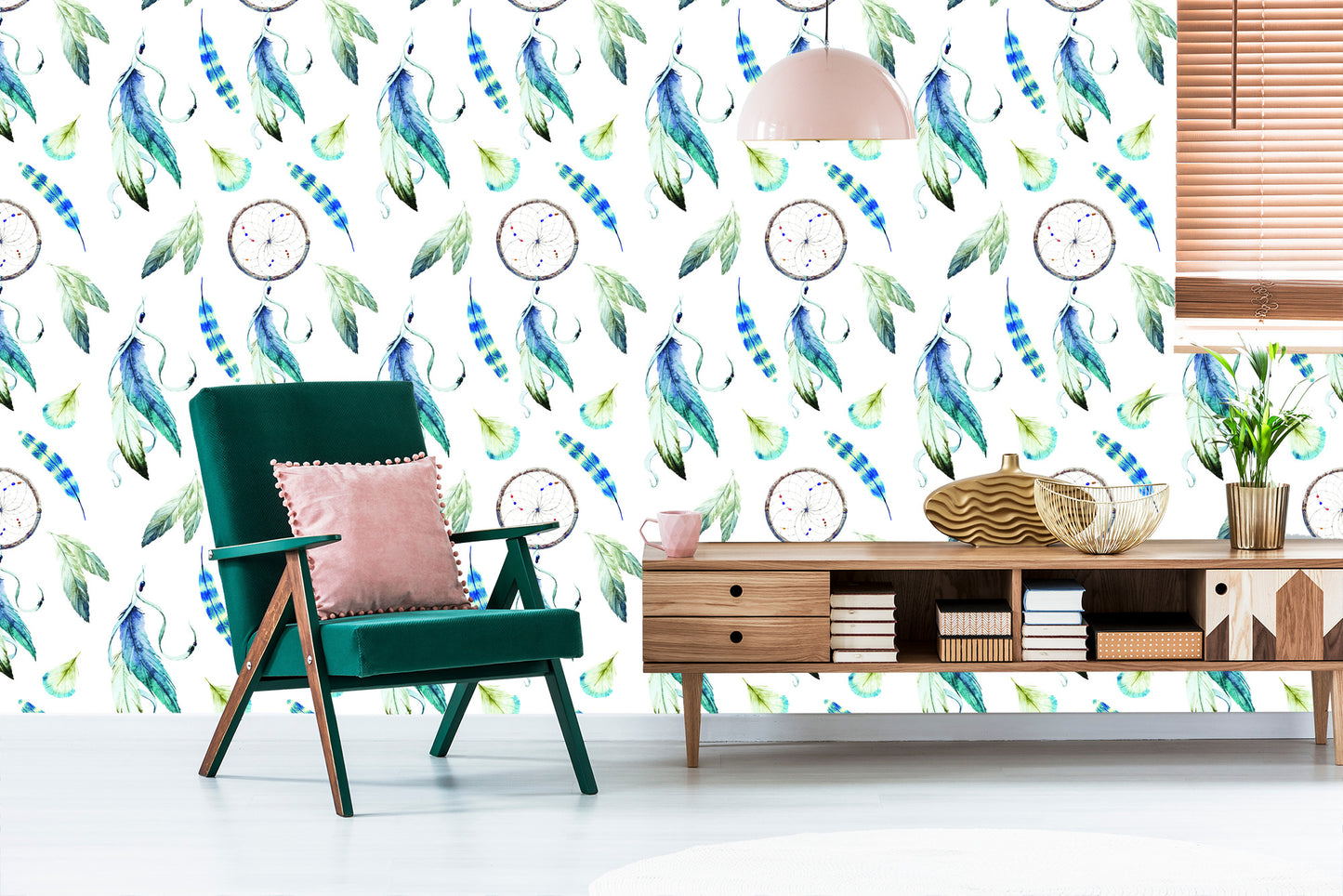 Wallpaper Dreamcatchers With Feathers