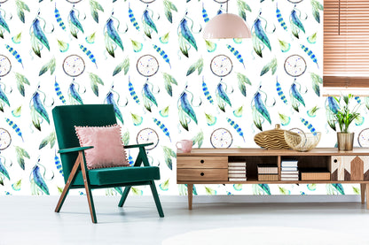 Wallpaper Dreamcatchers With Feathers