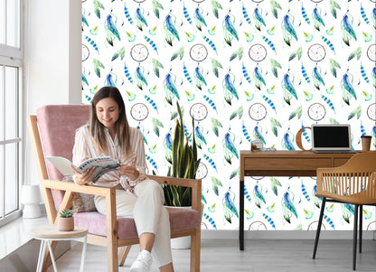 Wallpaper Dreamcatchers With Feathers