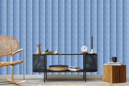 Wallpaper Blue Quilted Pattern