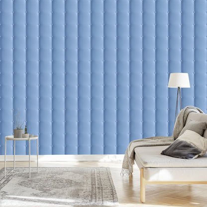 Wallpaper Blue Quilted Pattern