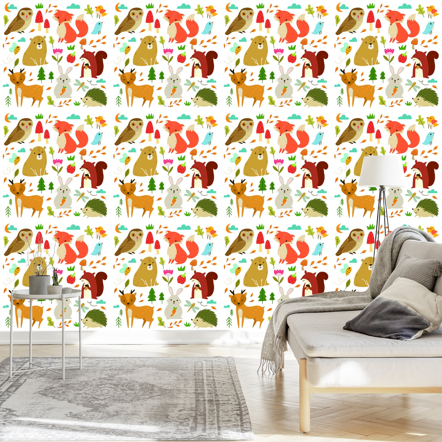 Wallpaper For Children - Forest Animals