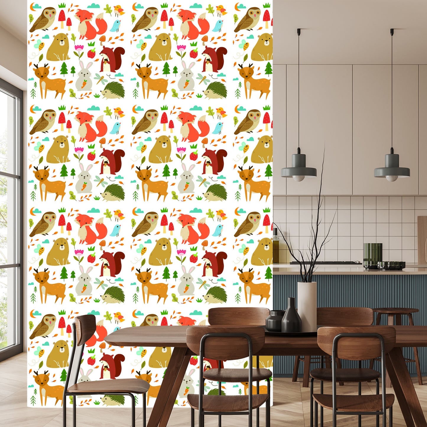 Wallpaper For Children - Forest Animals