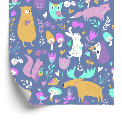 Wallpaper For Children - Beautiful Forest Animals