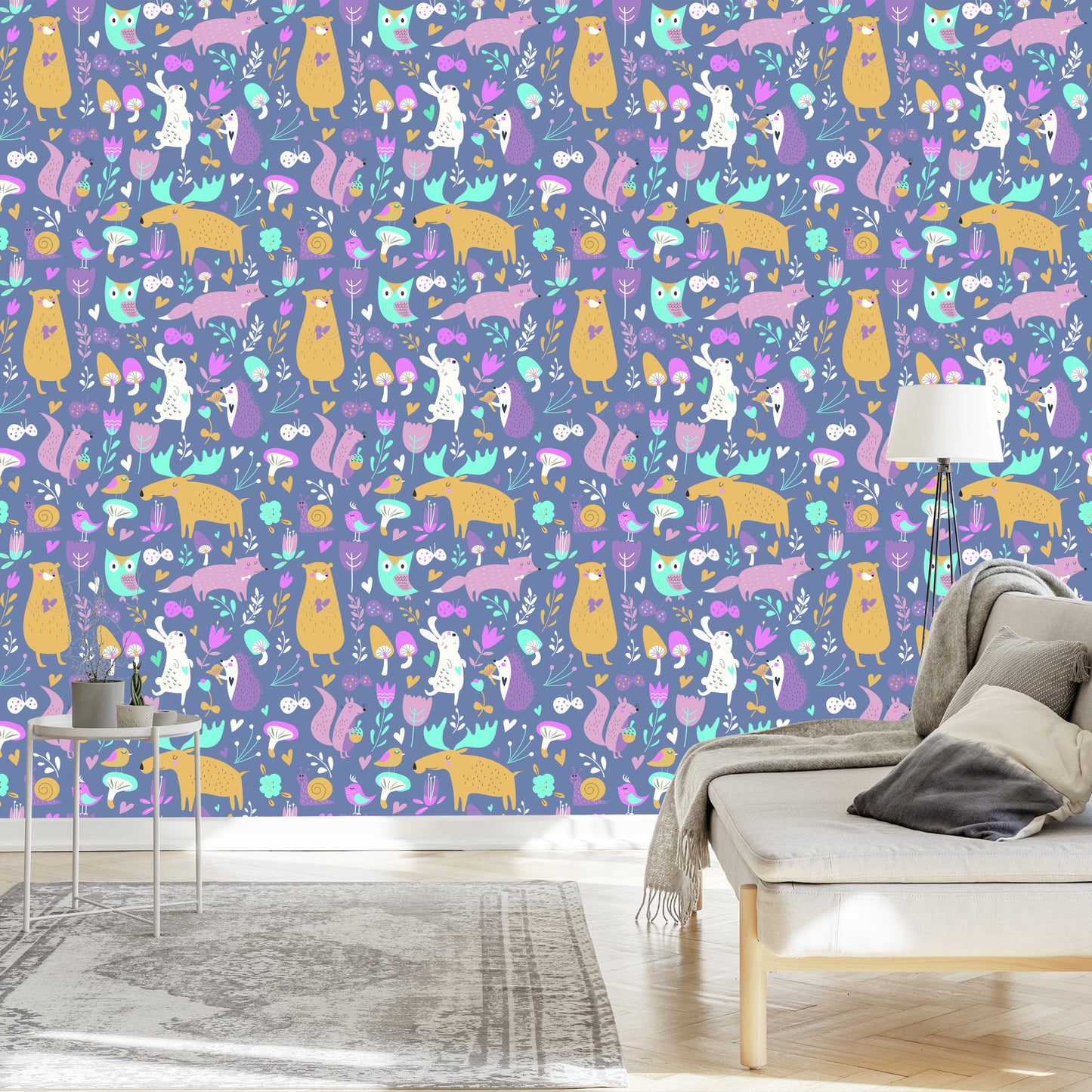 Wallpaper For Children - Beautiful Forest Animals