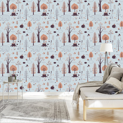 Wallpaper For Children - Beautiful Forest Animals