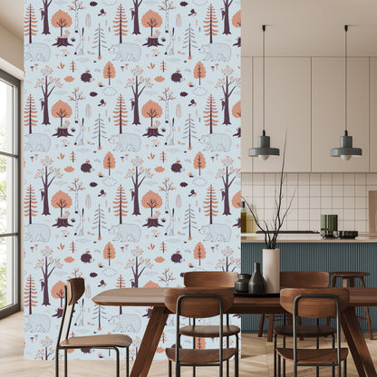 Wallpaper For Children - Beautiful Forest Animals