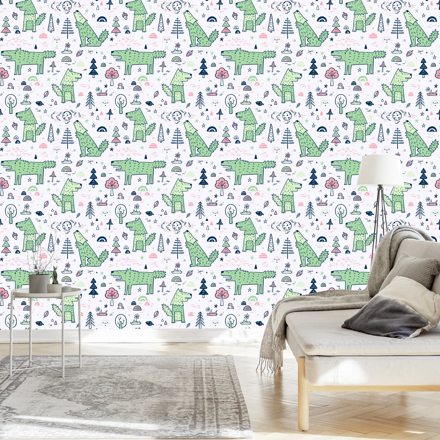 Wallpaper Forest Animals And Plants