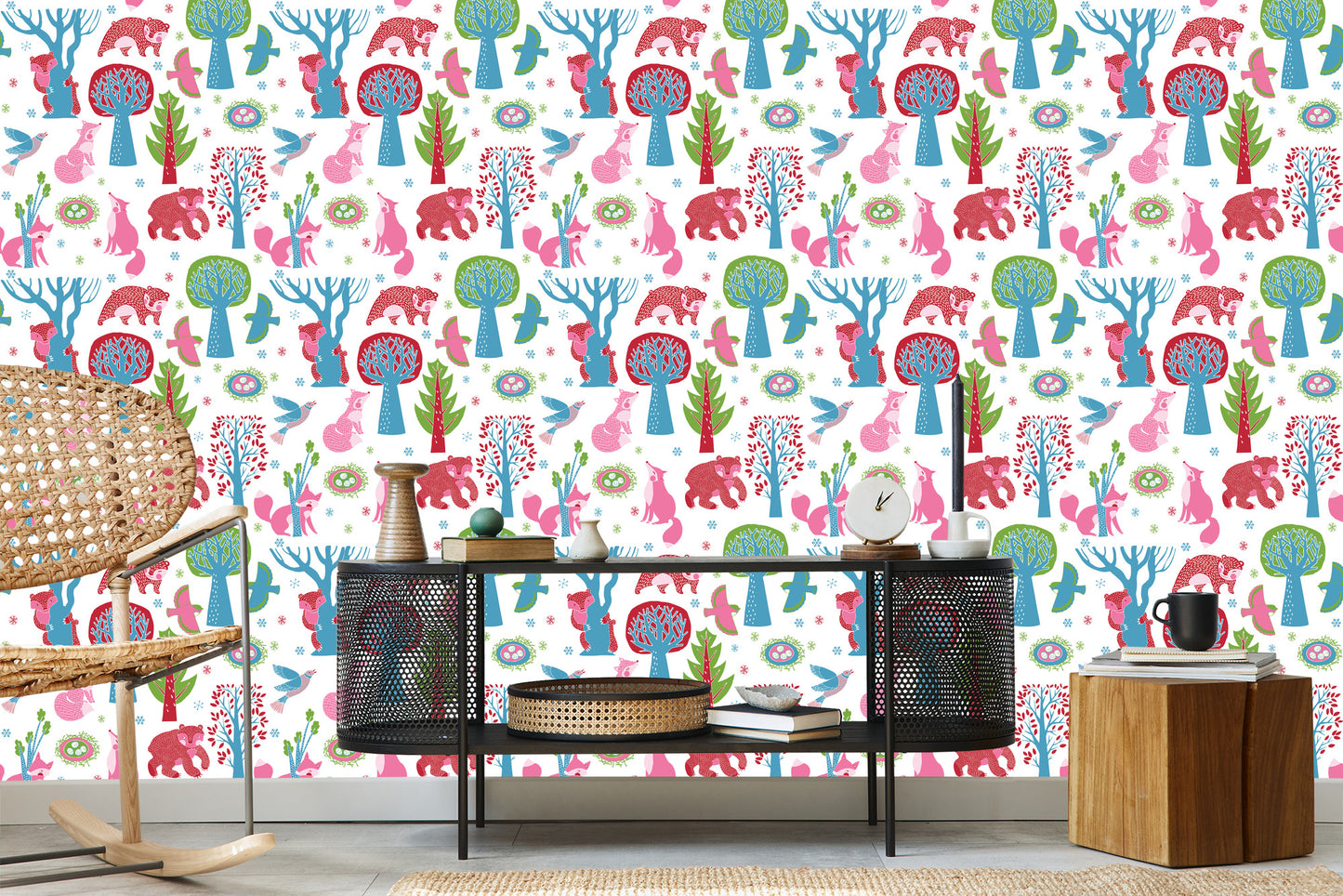 Wallpaper For Children - Forest Animals