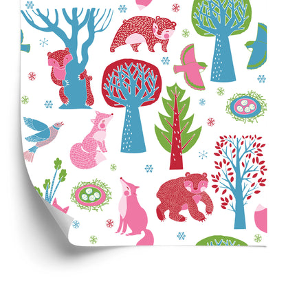 Wallpaper For Children - Forest Animals