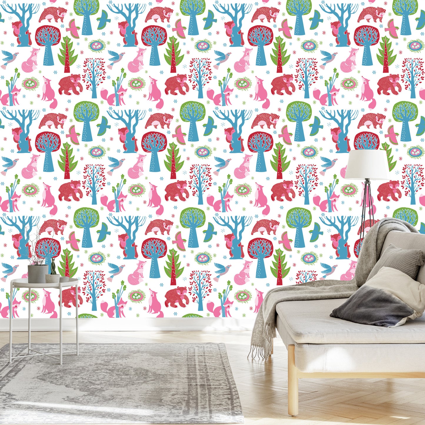 Wallpaper For Children - Forest Animals