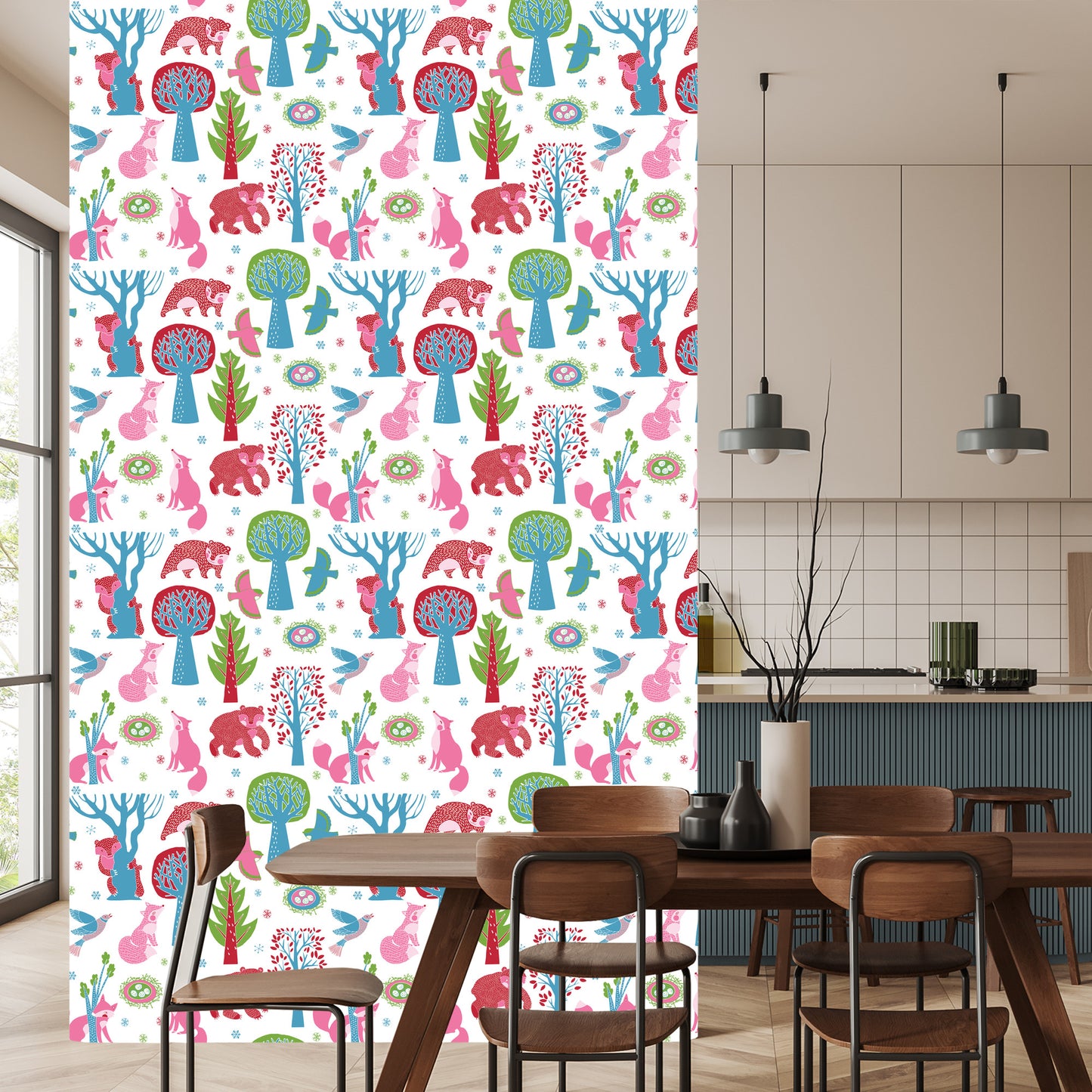 Wallpaper For Children - Forest Animals