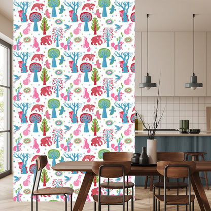 Wallpaper For Children - Forest Animals