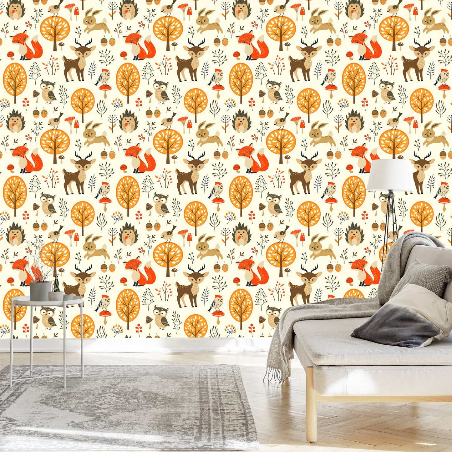 Wallpaper Lovely Forest Animals
