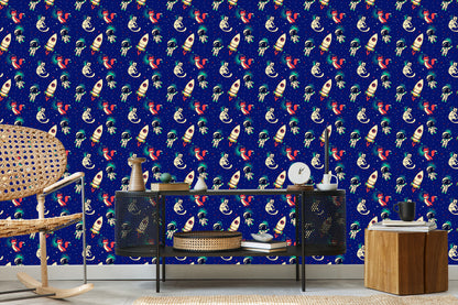 Wallpaper Space Foxes And Cats