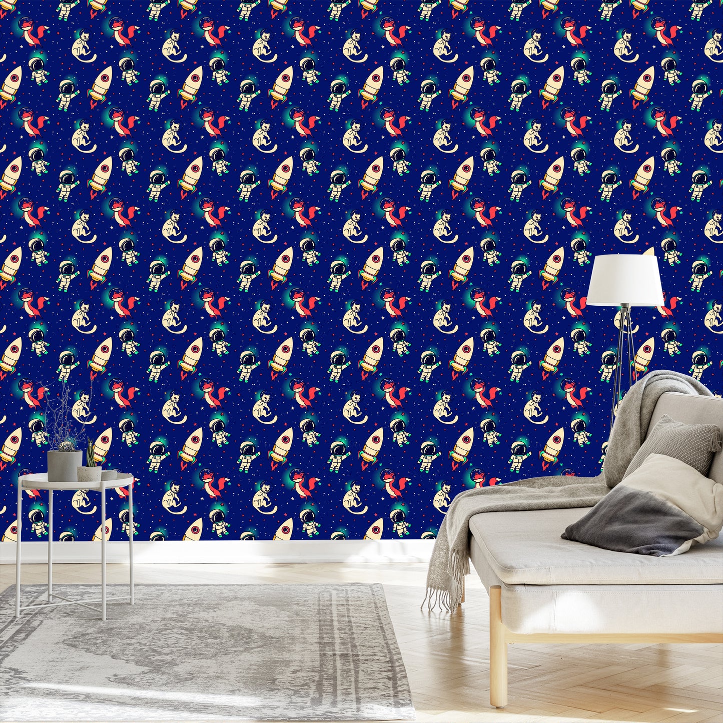 Wallpaper Space Foxes And Cats