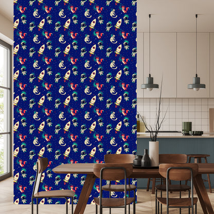 Wallpaper Space Foxes And Cats