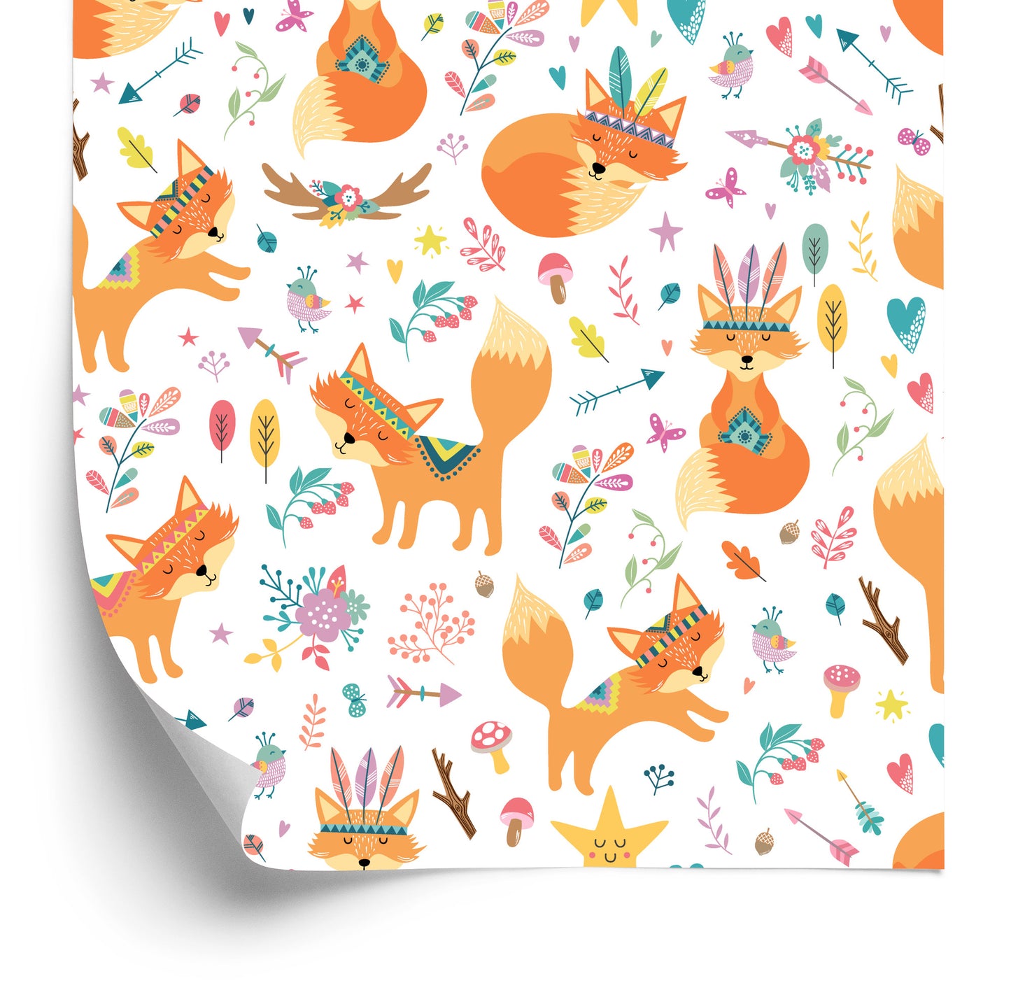 Wallpaper Indian Foxes